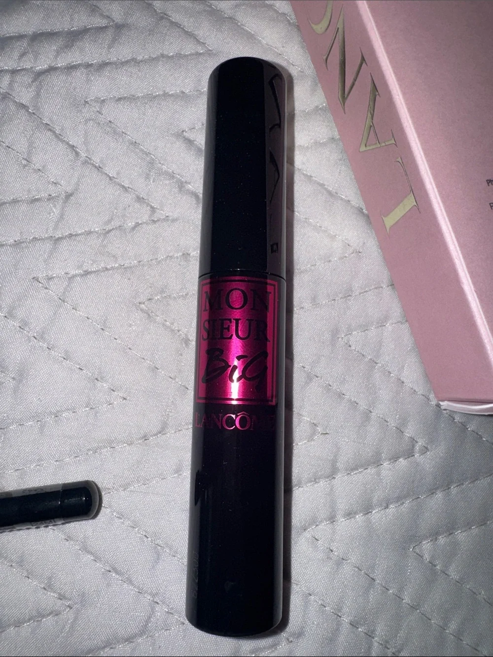 Lancôme Pink Box Mascara & Liner Set with Black Tools